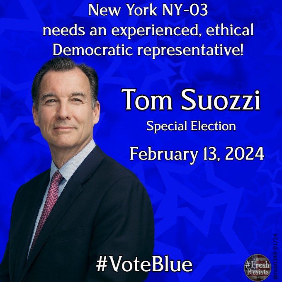 We’ve seen the chaos & gridlock caused by Republicans in Congress. Mazi Pilip is just more of the MAGA same. Decrease the slim GOP majority & move us is the direction of progress. Vote @Tom_Suozzi NY03! #wtpBLUE #wtpGOTV24