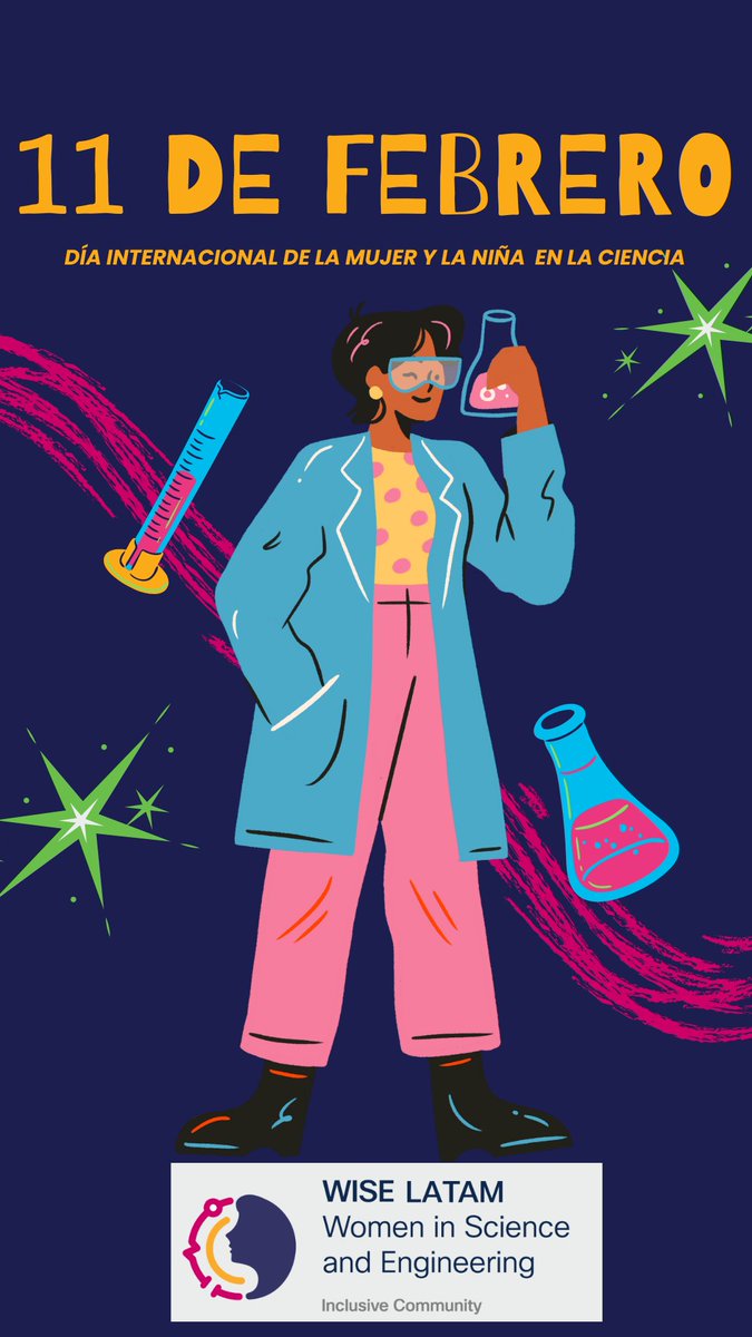 wiselatam's tweet photo. 11 de Febrero - ¡Feliz Día Internacional de la Mujer y la Niña en la Ciencia!

#cisco #wise #wiselatam #lovewhereyouwork #wearecisco #ciscowomenintech #reducingthegendergap #strongertogether #11F2024 #11F https://t.co/PhUo0ZUoti
