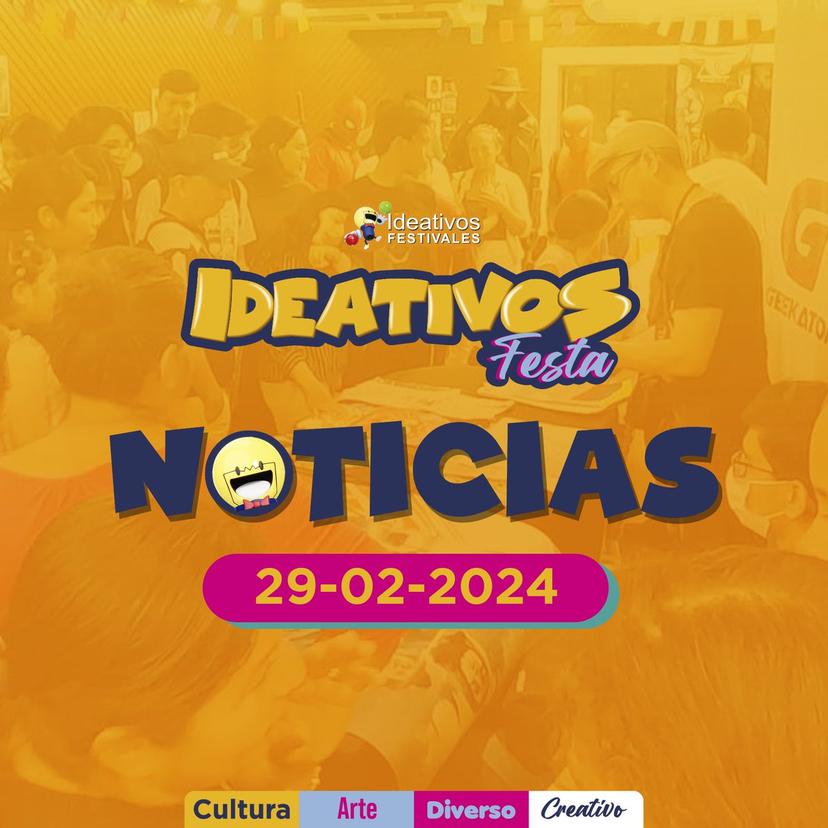 ¡Tenemos noticias para tí!📣
Jueves, 29 de febrero a las 20h00. 🕠
#IdeativosTrabajando2024 #Guayaquil #Ecuador