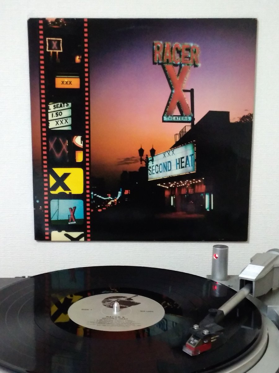 Racer X - Second Heat (1987) 
#nowspinning #NowPlaying️ #アナログレコード
#vinylrecords #vinylcommunity #vinylcollection 
#heavymetal 
#racerx #paulgilbert #scotttravis #juanalderete #jeffmartin #brucebouillet