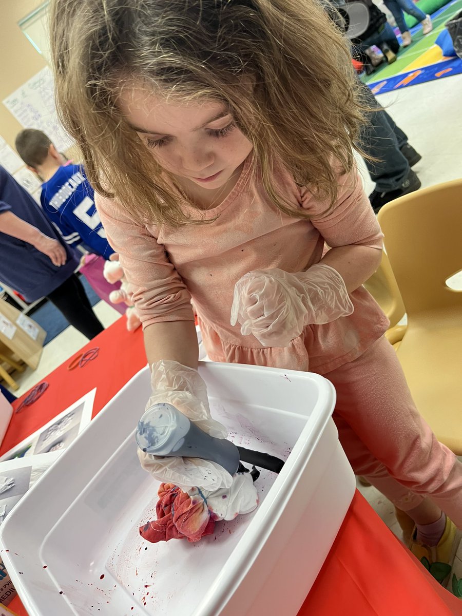 Ms_AnnMarieM's tweet photo. @MTSDPreschool Mrs. Kelly invited families in to celebrate the completion of the Clothing study. There were 4 centers where we could work with our children in art, library, counting &amp; creating tie dye.  Thank you for a memorable day. 
#FamilyEngagement @MTSDCurriculum   @MTESVP https://t.co/M9Fq8YrrL2