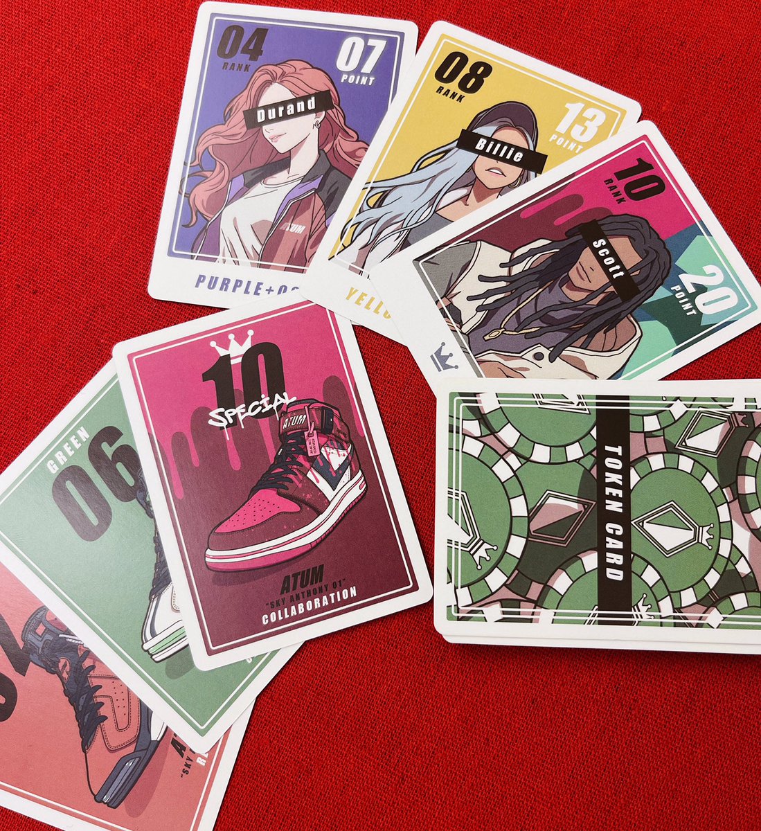 🟥販売開始！！🟥
RED GINGERで制作した「SneakerHeads」がボードゲームの販売サイト「ボドゲーマ」様で販売開始となりました！

数が少ないので購入を希望される方はお早めに！
bodoge.hoobby.net/market/items/6… 

#ボードゲーム #SneakerHeads #スニーカーヘッズ #boardgames #REDGINGER