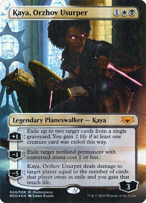 BNegatron's tweet photo. Do you ever think of this character? #MagicTheGathering #MTG #DailyLegend #KayaGhostAssassin #MTGCN2 #Gatewatch #BlackHistoryMonth #Ghostbuster #BlackExcellence #RepresentationMatters https://t.co/WeNKB1dnD0