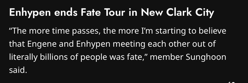 pshkive's tweet image. "the more time passes, the more time i'm starting to believe that engene and enhypen meeting each other out of literally billions of people was fate" 

sunghoon, im going to cry ☹️