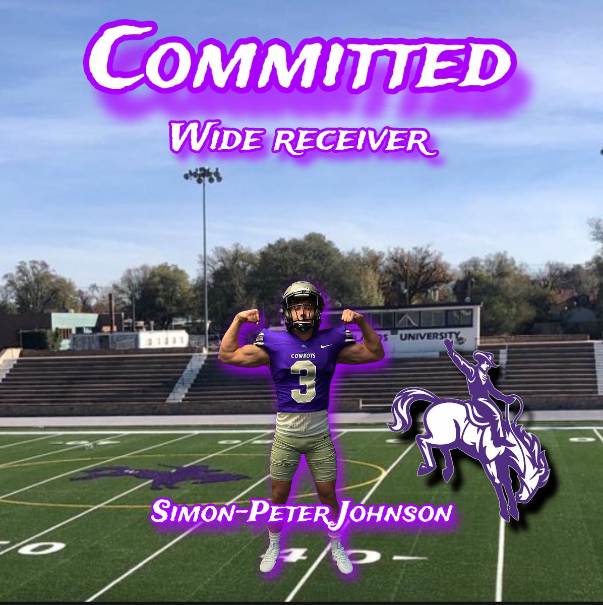 @simon-peter johnson (@simonpetertj) on Twitter photo I am extremely blessed to announce my commitment to <a href="/NMHUFootball/">NMHU Football</a> , I am very honored to every coach who took a chance on offering me. Big thank you to @NMHUcoachrhud for giving me this opportunity to play for him and Iโm ready to work ๐ฏ<a href="/coachdavekeeny/">Dave Keeny</a> <a href="/CoachRowlett/">Daniel Rowlett</a> <a href="/CoachBuck25/">Kyle Buckner</a> I am extremely blessed to announce my commitment to <a href="/NMHUFootball/">NMHU Football</a> , I am very honored to every coach who took a chance on offering me. Big thank you to @NMHUcoachrhud for giving me this opportunity to play for him and Iโm ready to work ๐ฏ<a href="/coachdavekeeny/">Dave Keeny</a> <a href="/CoachRowlett/">Daniel Rowlett</a> <a href="/CoachBuck25/">Kyle Buckner</a>