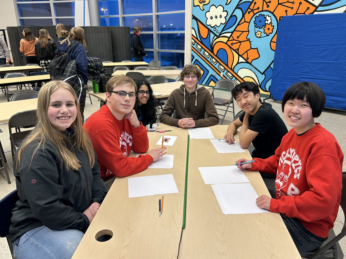 Just finished our second Academic Olympics competition of the year. We came out of the group competition in 1st before ending with a 3rd place finish after the lightning round. On to regionals in March! <a href="/RRHSactivities/">Red River High School Activities</a> #RideOn