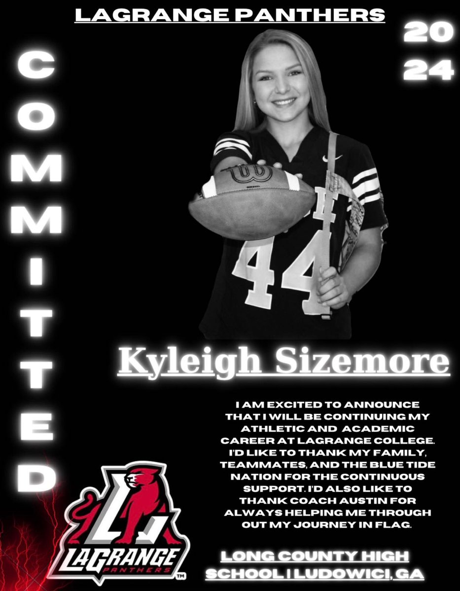 Kyleigh Sizemore (@kyleighsizemore) on Twitter photo I can’t wait to see where this next chapter of my life takes me! All glory to God!! Thank you so much <a href="/LaquentinTaylor/">LaQuentin Taylor</a> ! Go Panthers!! I can’t wait to see where this next chapter of my life takes me! All glory to God!! Thank you so much <a href="/LaquentinTaylor/">LaQuentin Taylor</a> ! Go Panthers!!
