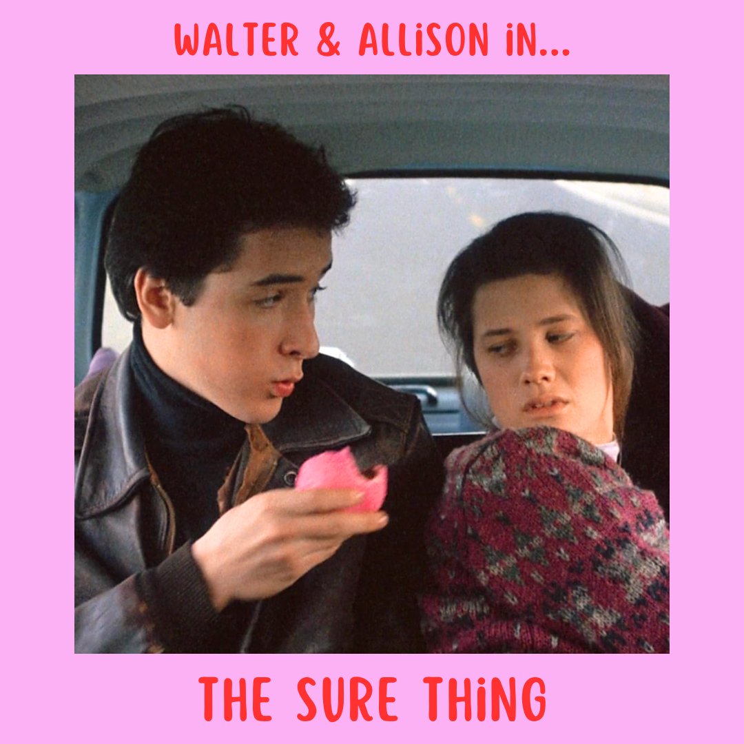 80sMontagePod's tweet photo. Walter &amp; Allison from The Sure Thing (1985) are next on our list of the best "opposites attract" couples in '80s movies! 💘

#80smovies #monthoflove #oppositesattract #thesurething #films https://t.co/Cc5aUI3bpx