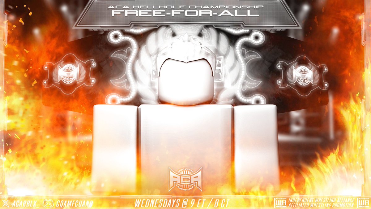 [ ACA ]
次回大会では、アリーナでフリー・フォー・オールが開催され、勝者が次期ACAヘルホール王者となる！誰が優勝するか予想してみるのもいいかもしれない......いや、もしかしたらあなたが優勝するかもしれない......。