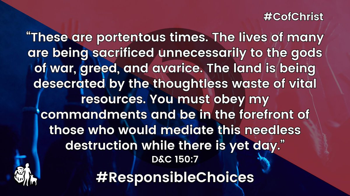 CofChristTopeka's tweet photo. In #CofChrist we do our best to uphold our #EnduringPrinciples, such as #ResponsibleChoices, as a faithful response to our heritage and our continuing experience with God, Christ, and the Holy Spirit. Are you making Responsible Choices? https://t.co/pJqIWr3cgp