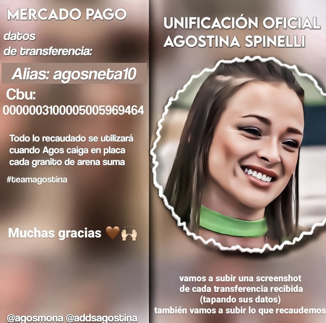 beautyspinelli's tweet photo. Primera unificación oficial,  autorizada por la mamá de Agos! https://t.co/TnJAqNduFz