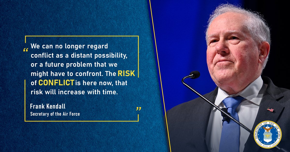 SecAF Kendall kicked off #AFAColorado by announcing key changes designed to reoptimize the services to prevail in an era of Great Power Competition. #DAFGPC Stay up to date on #reoptimization here: af.mil/reoptimization…
