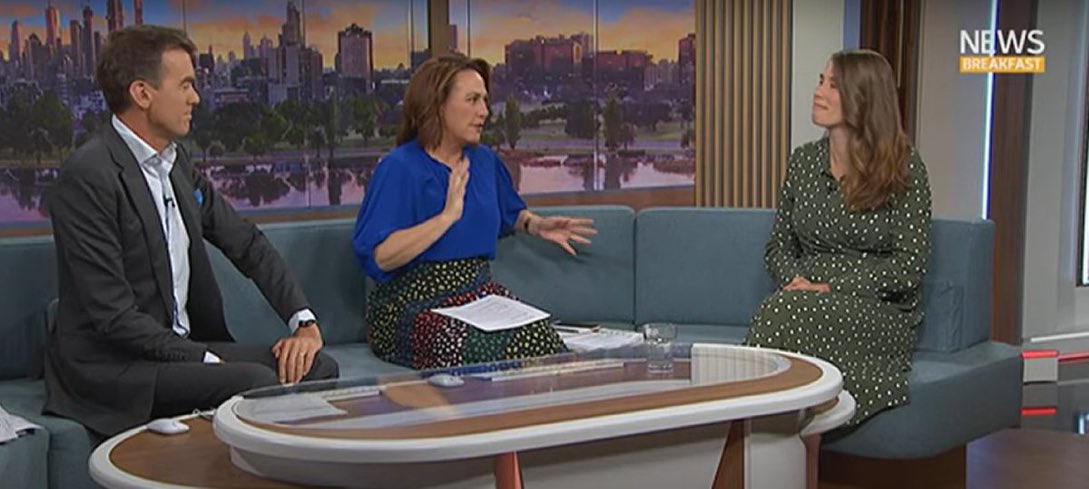 MediaActive's tweet photo. Why is #Murdoch propagandist @rachelbaxendale on @BreakfastNews with @mjrowland68? Just WHY? #NewsValues? Credibility? We citizen taxpayers fund a large cohort of #publicbroadcasting journalists. Editorial rationale for @newscorpaus ones escapes me. #journalism #democracy #ABC https://t.co/TGMZVVpIoG