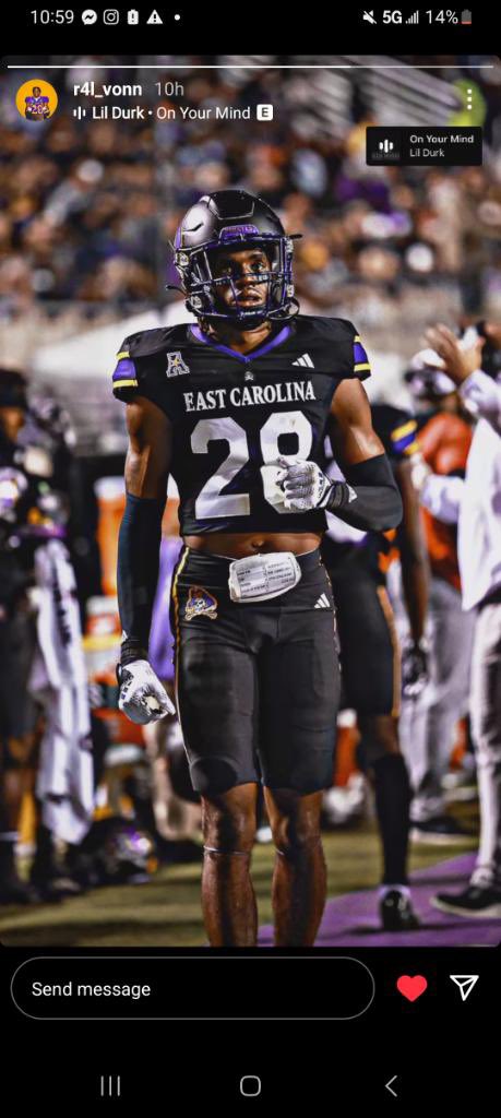 If y’all only knew where he came from, how he was raised, what made I’m hungry, and committed to do it the right way then you will only half way understand why my son stayed Committed to ECU these 2 men @ShavonRevel & @ECUCoachHouston take this word real Serious. LOYALTY