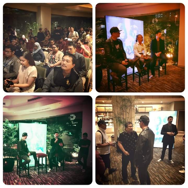 catchplayplusID's tweet photo. Suasana press conference #BeyondSkyline di Jakarta, Oktober 2017. Terasa relax &amp; fun. 

Film action scifi yg dibintangi #FrankGrillo, #IkoUwais, &amp; #YayanRuhian ini berkisah tentang upaya melawan serbuan alien.

Langsung cek di #CATCHPLAYPLUS.

#Skylines #Warpath #LiamODonnell https://t.co/NjO8CX2765