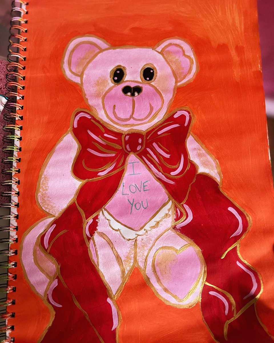 cindy_griffen's tweet photo. ✨❤️🩷🌹🧸Wanted to paint something Valentiney. Here’s a cute pink and red
Teddy Bear.🧸🌹🩷❤️✨
#valentines #valentinesday #pinkandred #heart #love #teddy #teddybear #cute #romance #romantic #art #ametureart #painting https://t.co/bjwgMYSxbN