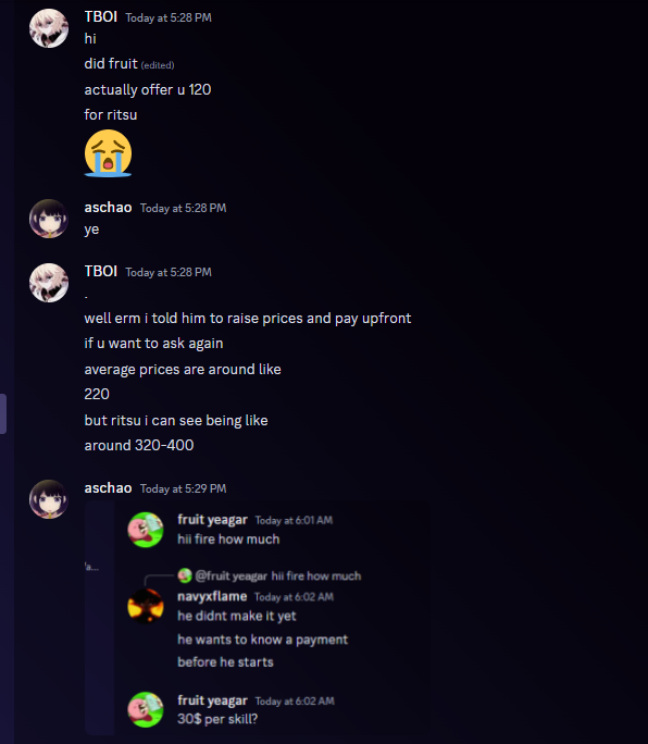 aschaoRblx's tweet photo. Posting this because of the Astd post I made earlier

- We came to an agreement on better payment shortly after I posted my earlier video &amp; it looks like Fruity going forward will be upping the pay for anyone working on units for Astd

- More in replies
#RobloxDev #RobloxDevs https://t.co/pdPb3ONh8E