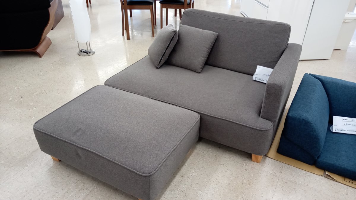 ☆リユースのサカイ高崎店☆TJ11988 2人掛けソファー グレー H60×D81