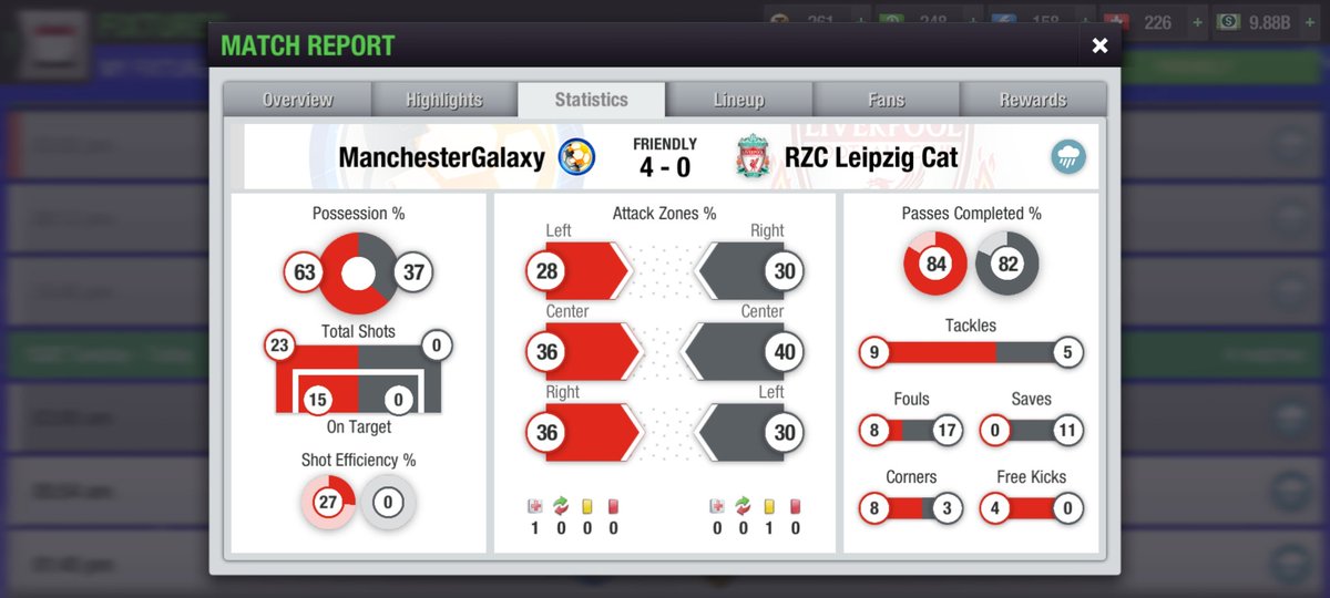 Result 
Derby Super League Group Stage Round 1
Manchester Galaxy 4-0 RZC Leipzig Cat
First win for the new @Derby_SL and good game @AtlasLeoOFF.