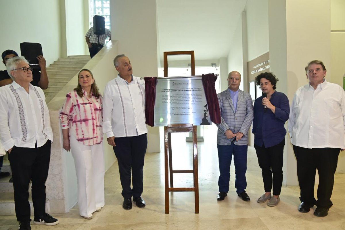 cmmerino's tweet photo. Inauguramos las Jornadas Pellicerianas "Encuentro de Poesía", en honor a Carlos Pellicer, quien con sus pensamientos profundos describió la belleza humana, cultural y natural de Tabasco; en esta edición 2024 participarán poetas reconocidos que compartirán experiencias. https://t.co/yBHM63JIJh