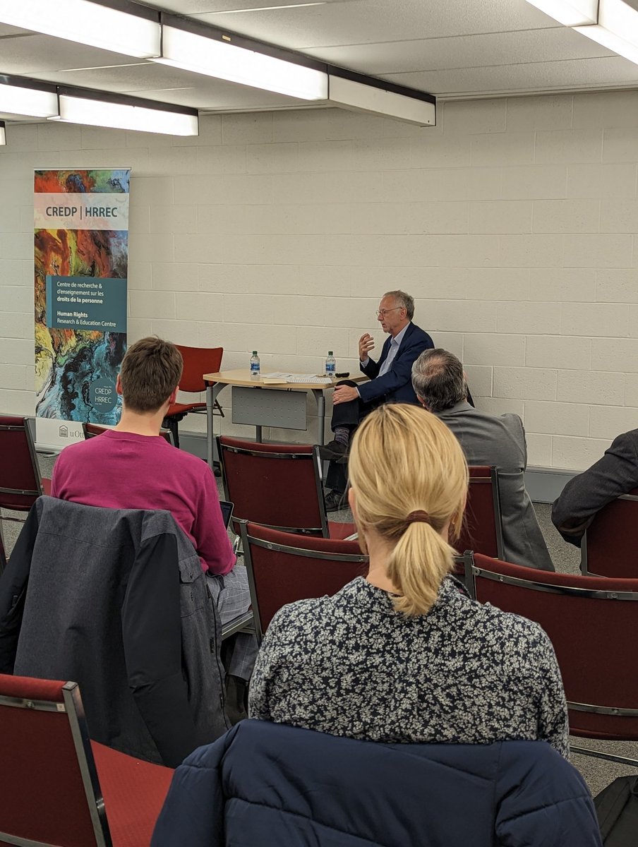 uOttawaHRREC's tweet photo. It was a pleasure to welcome @fernanddev, former @UN Special Rapporteur on Minority Issues at the #HumanRights Research &amp; Education Centre today! https://t.co/mTc2jYm6Xr