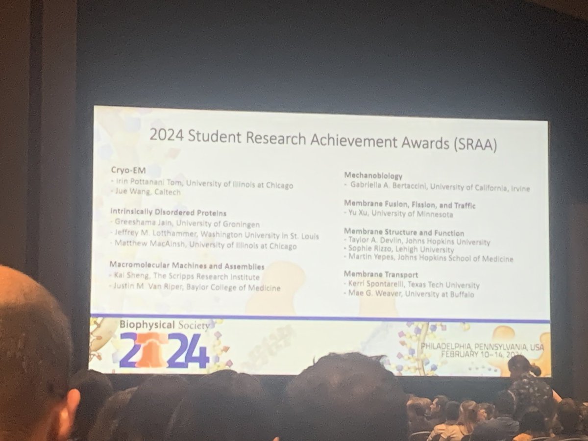 #BPS2024 congratulations to all SRAA poster winner and in particular to our @BBSBwustl PhD students @upasanalm and @jefflotthammer 🎉🎉