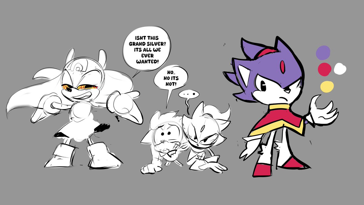 Classic!Silver&amp;Blaze
-
#SonicTheHedgehog 