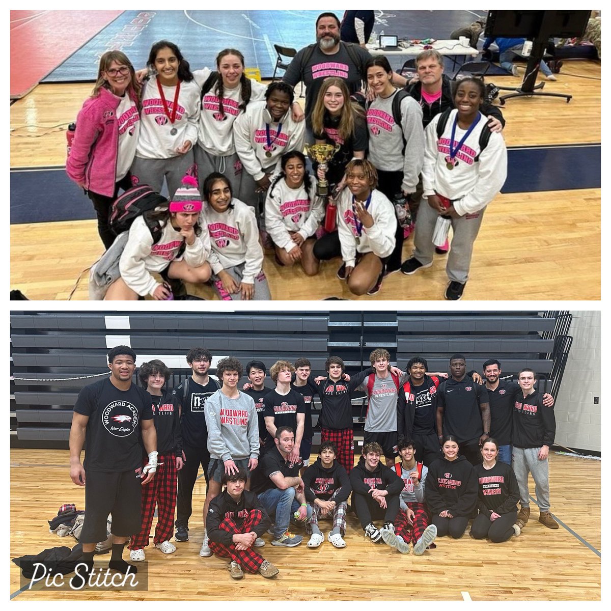 Woodward Wrestling (@thecirclew) on Twitter photo The #CircleW is sending more wrestlers to the <a href="/OfficialGHSA/">GHSA</a> State Tournament this year than any other program in the state with 17 wrestlers! Proud to be a War Eagle! #Family
<a href="/WAWarEagles/">Woodward Academy Athletics</a> <a href="/WoodwardAcademy/">Woodward Academy</a> <a href="/SeWrestle/">SEWrestle</a> <a href="/GeorgiaGrappler/">Georgia Grappler</a> The #CircleW is sending more wrestlers to the <a href="/OfficialGHSA/">GHSA</a> State Tournament this year than any other program in the state with 17 wrestlers! Proud to be a War Eagle! #Family
<a href="/WAWarEagles/">Woodward Academy Athletics</a> <a href="/WoodwardAcademy/">Woodward Academy</a> <a href="/SeWrestle/">SEWrestle</a> <a href="/GeorgiaGrappler/">Georgia Grappler</a>