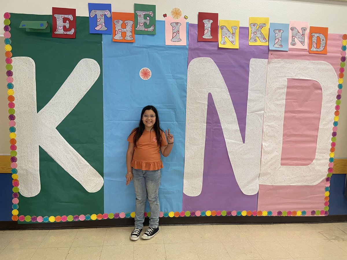 At Highland Grove we have students that are the “I” in KIND! #RandomActsofKindnessWeek #thisisRUSD  #grizzlygreat