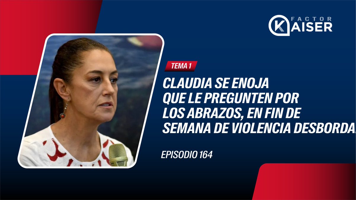 Le pregunta un reportero a Claudia: “Si usted fuera presidenta seguiría con los abrazos”

“Esdeke la guerra de Calderón y el fraude del 2006” contestó, se los juro

¿Cuándo carajos se van a responsabilizar del sexenio más sangriento de la historia?

AQUÍ👇🏼
youtu.be/3PpNosyht04?si…