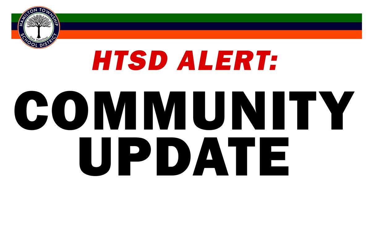 🚨 IMPORTANT COMMUNITY UPDATE 🚨 Please RETWEET Monday, February 12, 2024 HTSD is monitoring the weather closely for Tuesday February 13, 2024 and will make an announcement by 6:00AM regarding the status of the school day. #HTSD @ScottRRocco @HTSDSecondary @LauraGeltch