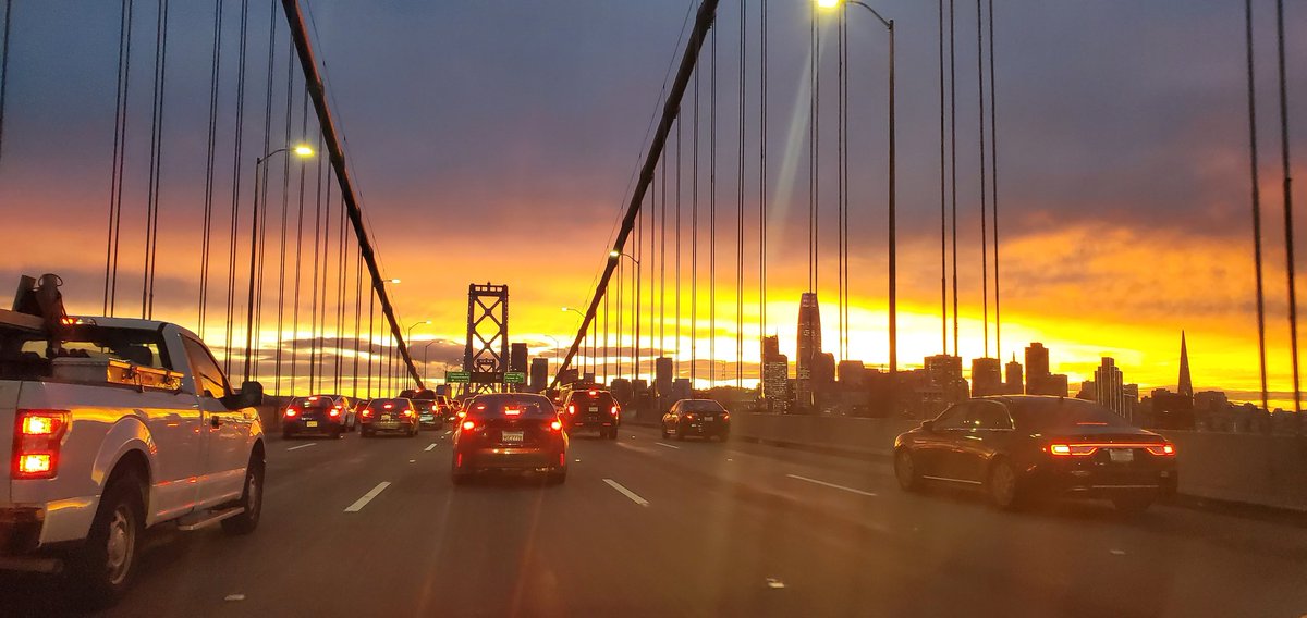 SF Bay Bridge Skyline