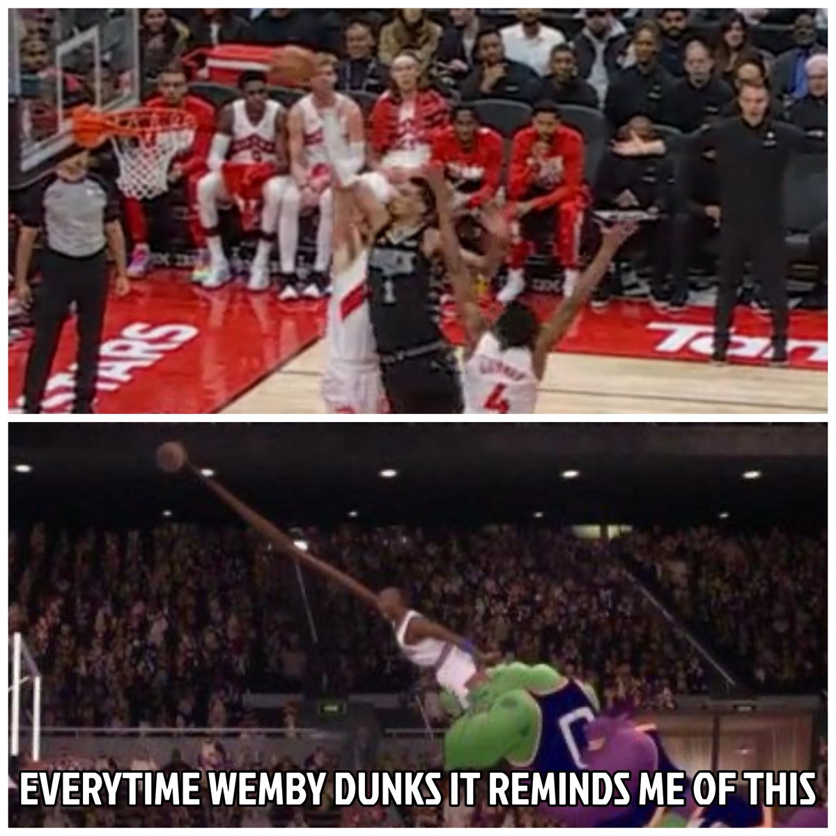 Julius915's tweet photo. Every time @wemby Dunks, it reminds me of this! 🔥 🔥 https://t.co/R8TyNa3zFf