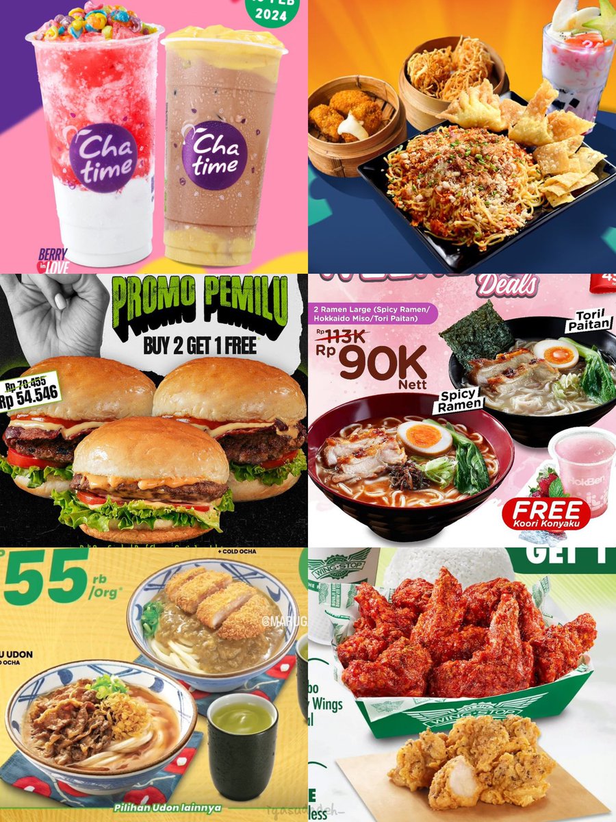 PROMO MAKANAN &amp; MINUMAN SPESIAL PEMILU &amp; VALENTINE 

— a thread