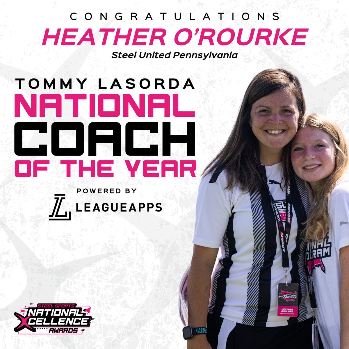 Team Steel (@teamsteelntl) on Twitter photo Congratulations to Team Steel Colorado's David Vieira and Steel United Pennsylvania's Heather O'Rourke, our 2023 Tommy Lasorda National Coaches of the Year sponsored by <a href="/leagueapps/">LeagueApps</a>! 🏆 #XcellenceAwards #CoachMonday Congratulations to Team Steel Colorado's David Vieira and Steel United Pennsylvania's Heather O'Rourke, our 2023 Tommy Lasorda National Coaches of the Year sponsored by <a href="/leagueapps/">LeagueApps</a>! 🏆 #XcellenceAwards #CoachMonday
