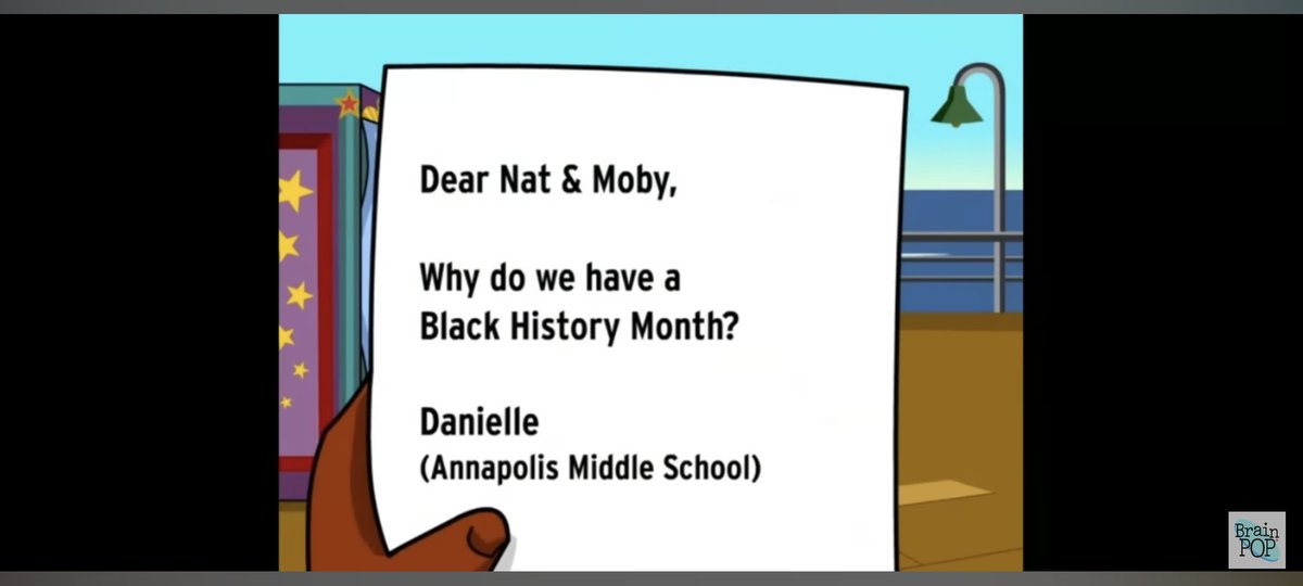 What a treat! Thanks to our Library Assistant Mrs. Basilio, our school was featured in the new <a href="/brainpop/">BrainPOP</a> Black History Month video! <a href="/aacountyschools/">AACPS</a>