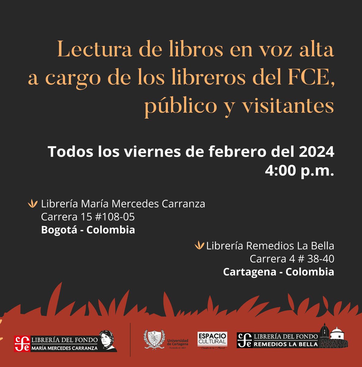 FCEColombia's tweet photo. No se lo pierdan: https://t.co/rFDBzxGlm4