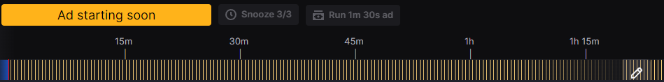 Apparently I'm starting an ads only stream...