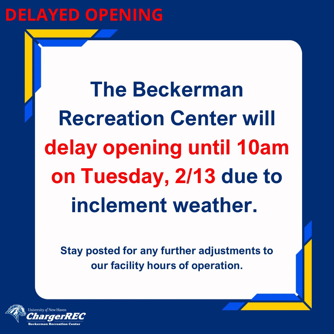 🚨DELAYED OPENING: TUESDAY, 2/13🚨