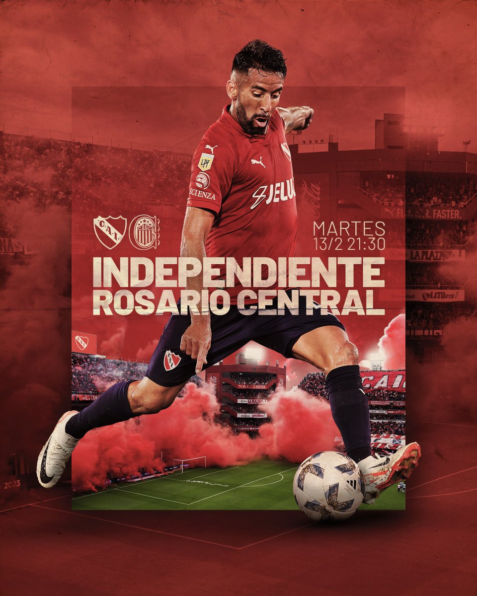 ¡HOY JUEGA #INDEPENDIENTE!

#TodoRojo 🔴