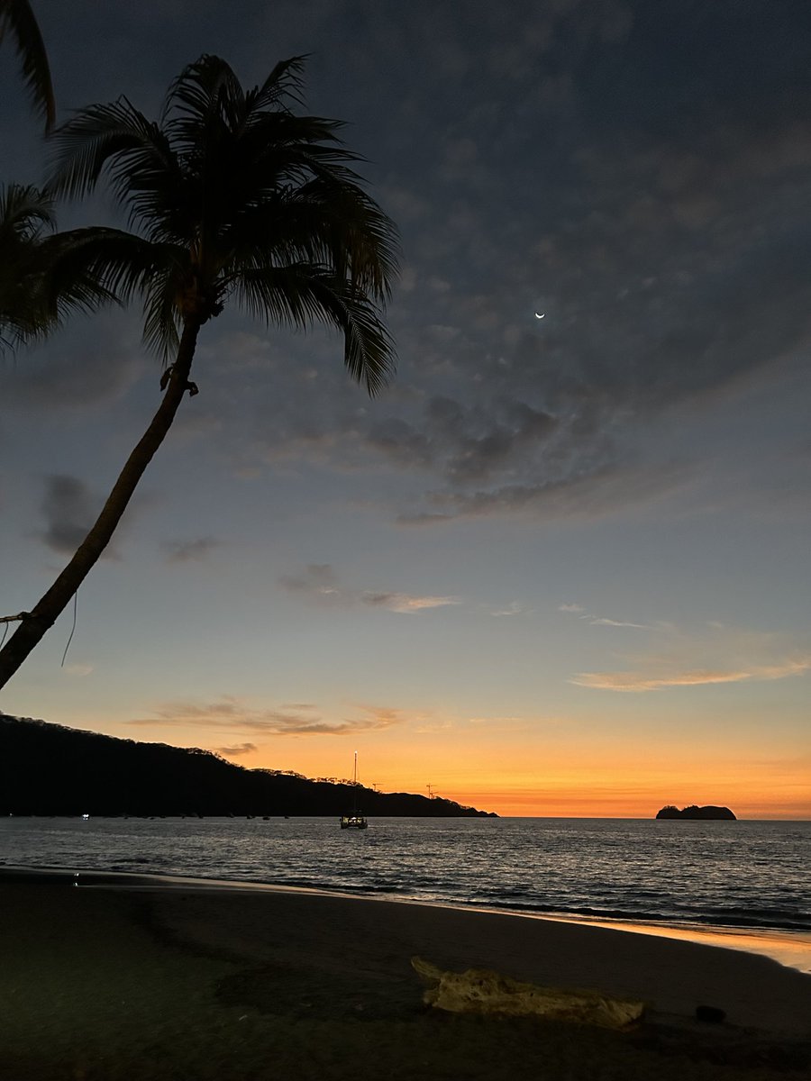 Tonight in Costa Rica…a little slice of Awe as the star reminds Barb n me to understand our place connected to all.