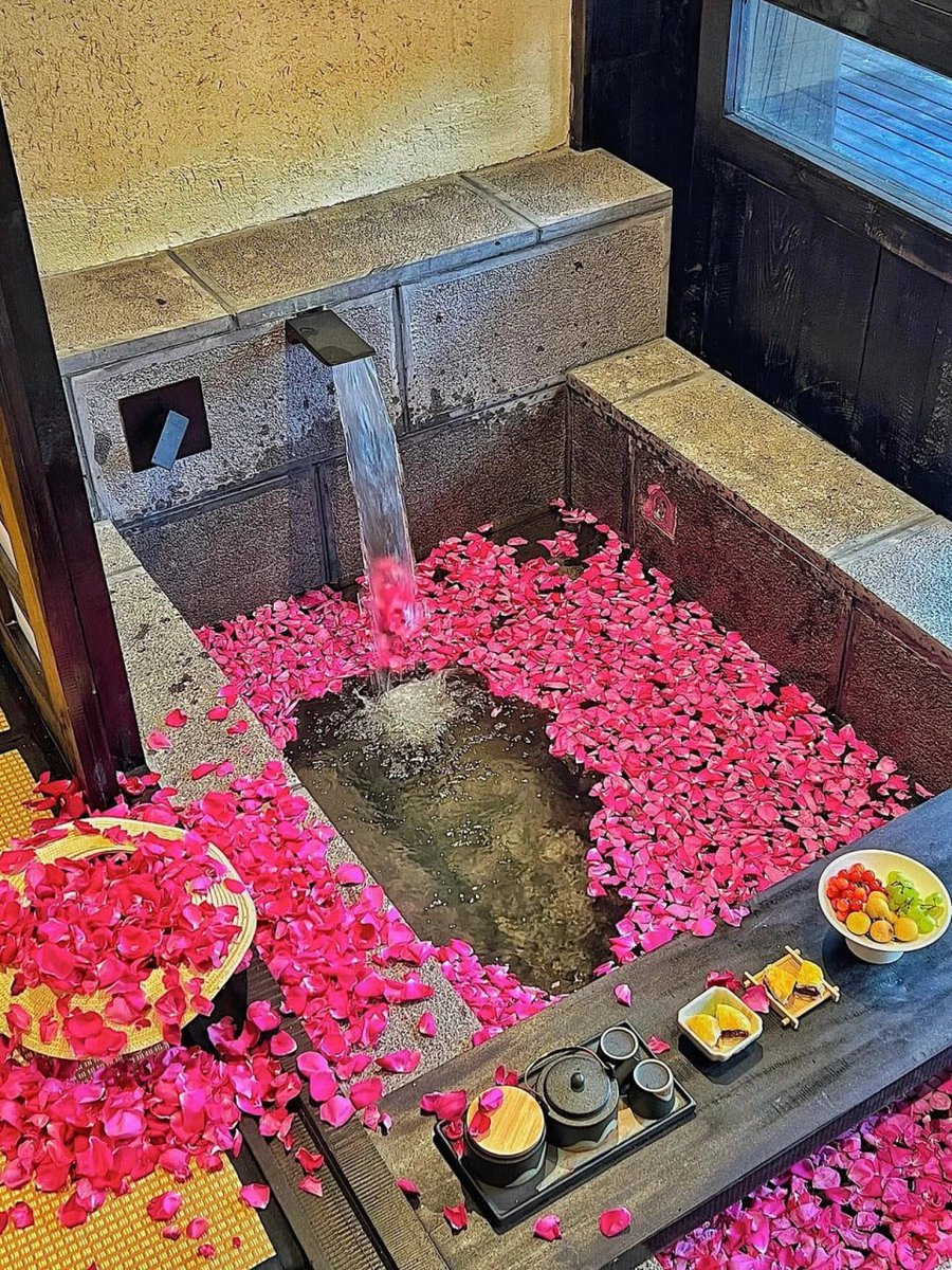 Cc6Lin's tweet image. このようなスタイルの温泉が好きです。🥰