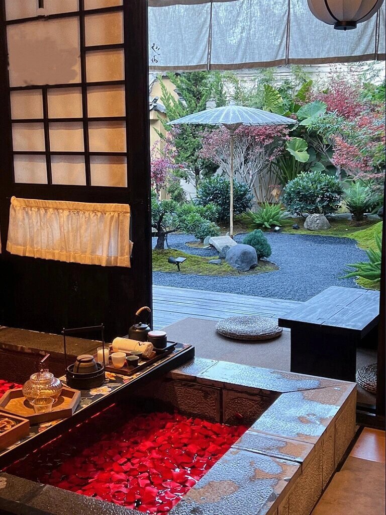 Cc6Lin's tweet image. このようなスタイルの温泉が好きです。🥰