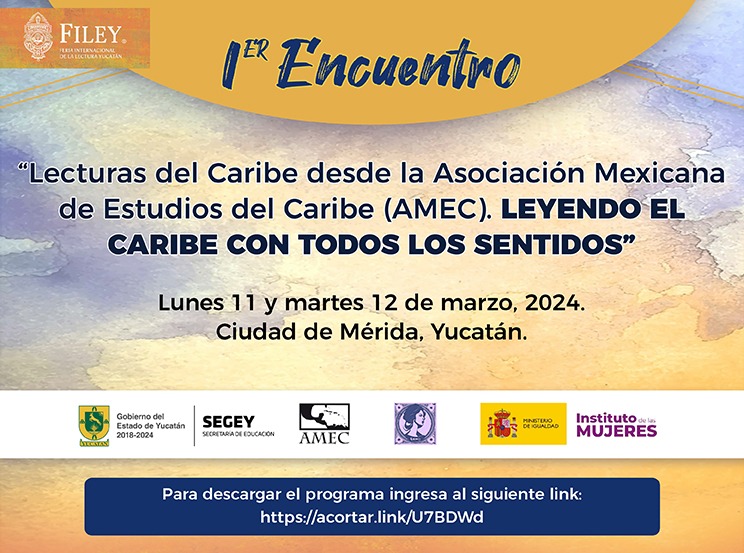 Participaremos en la Feria Internacional de la Lectura en Yucatán con un programa interdisciplinario.  Te esperamos 
🗓️Lunes 11 y martes 12 de marzo de 2024.
⏰De 10:00 a 19:00 horas.
📍 Salón Uxmal, Centro de Convenciones Siglo XXI, Mérida, Yucatán.