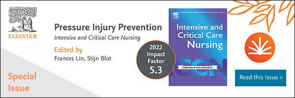 Special Issue: Pressure Injury Prevention sciencedirect.com/journal/intens… Edited by @Lin_Frances @StijnBLOT