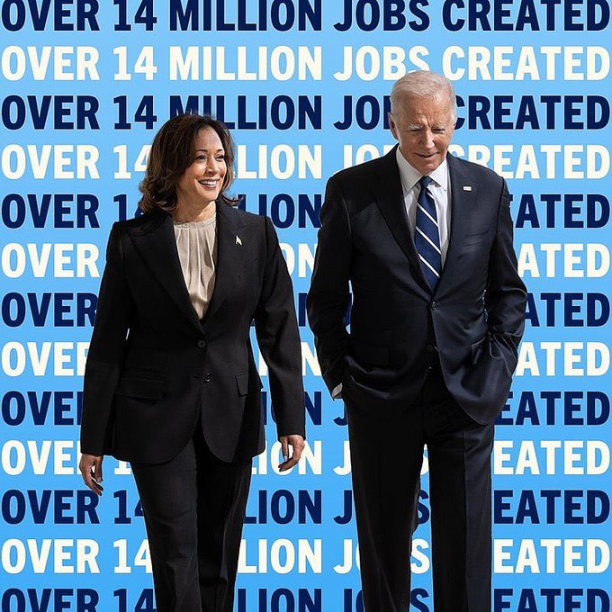 #VoteBlue #VoteBidenHarris #wtpBLUE WE THE People wtp2237   Under the Biden/Harris administration, we continue to see our economy grow because they understand that trickle down economics doesn't work   They are growing the economy from the bottom up and the middle out leading to