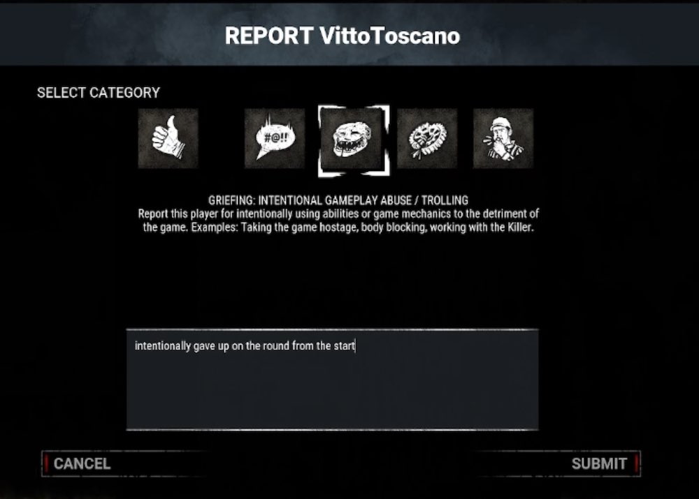 TalonMorrison's tweet photo. You just fake and tbagged someone because you just toxic wow love this dbd community https://t.co/ruXjI9o9X9