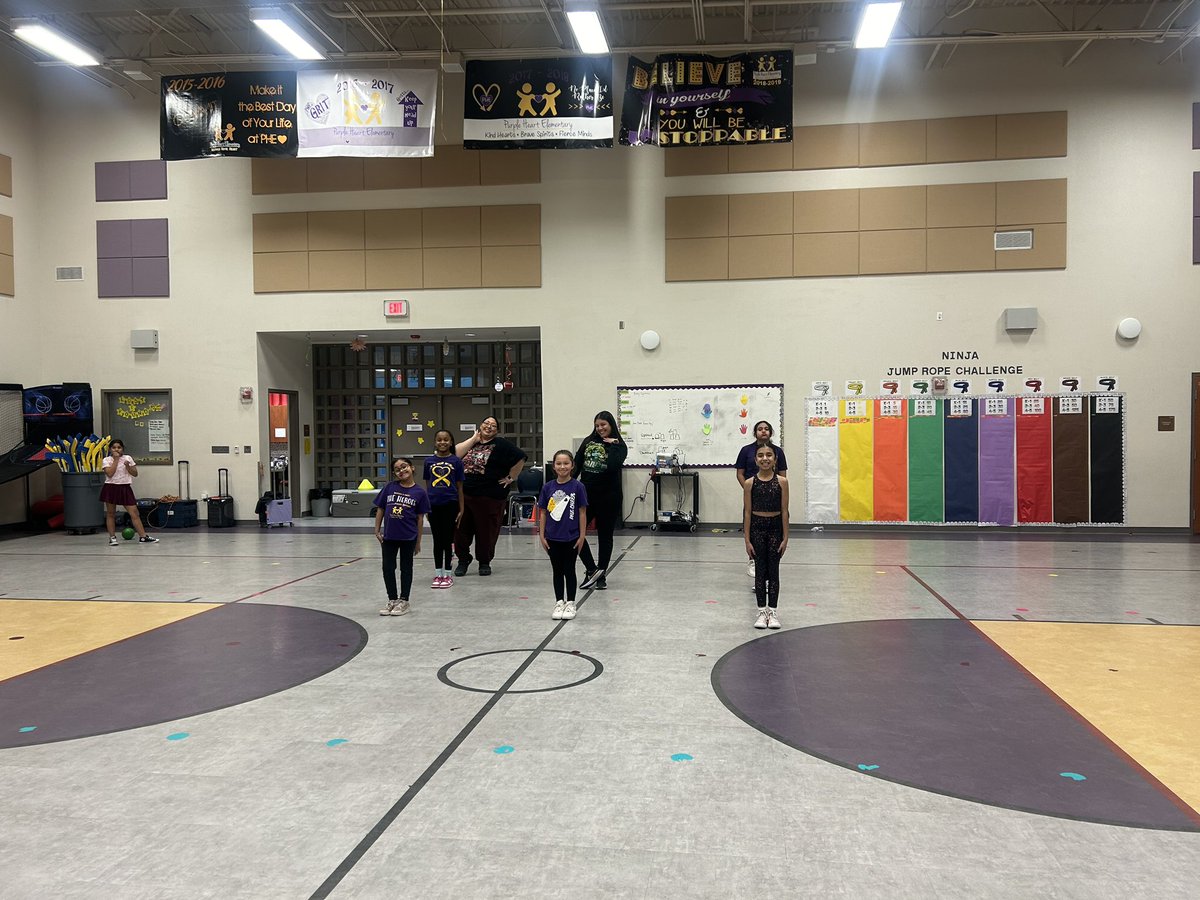 PHE Cheer (@phe_cheer) on Twitter photo PHE Cheer hard at work preparing for competition! 19 days to go!!! #TeamSISD #elementarycheer <a href="/PurpleHeart_ES/">Gloria Aguirre</a> PHE Cheer hard at work preparing for competition! 19 days to go!!! #TeamSISD #elementarycheer <a href="/PurpleHeart_ES/">Gloria Aguirre</a>