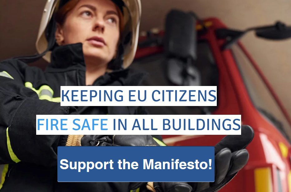 ⏰ Now is the time to support 𝗘𝗨 𝗙𝗶𝗿𝗲 𝗦𝗮𝗳𝗲𝘁𝘆 𝗦𝘁𝗿𝗮𝘁𝗲𝗴𝘆
Join MEPs &amp; stakeholders, and be part of the momentum by supporting ‘𝗞𝗲𝗲𝗽𝗶𝗻𝗴 𝗘𝗨 𝗰𝗶𝘁𝗶𝘇𝗲𝗻𝘀 𝗳𝗶𝗿𝗲 𝘀𝗮𝗳𝗲 𝗶𝗻 𝗮𝗹𝗹 𝗯𝘂𝗶𝗹𝗱𝗶𝗻𝗴𝘀’ manifesto.
keepeufiresafe.org
#KeepEUFireSafe