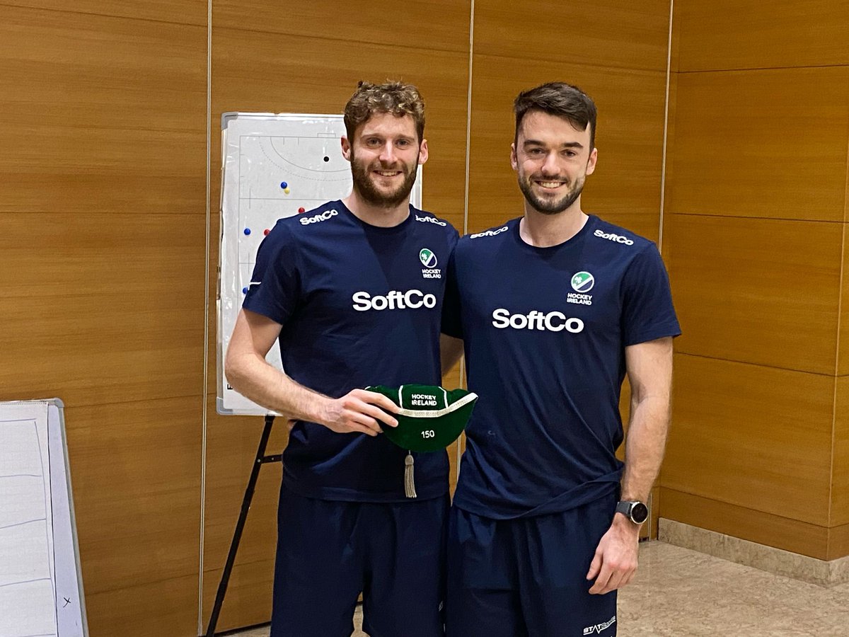 𝐌𝐢𝐥𝐞𝐬𝐭𝐨𝐧𝐞 𝐂𝐚𝐩!

Congratulations to Michael Robson who will receive his 150th Cap in today's match vs AUS! 

What an incredible servant to the green jersey Michael has been so far! 🍀👏

#FIHProLeague #HockeyInvites #MilestoneCap #GreenMachine